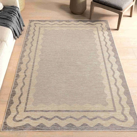 Nuloom Wrenlee Geometric Indoor/Outdoor Area Rug 4ft x 6ft GRNP05A-406